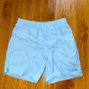 North face 6’’ inch inseam shorts. Could be a swim suit too
